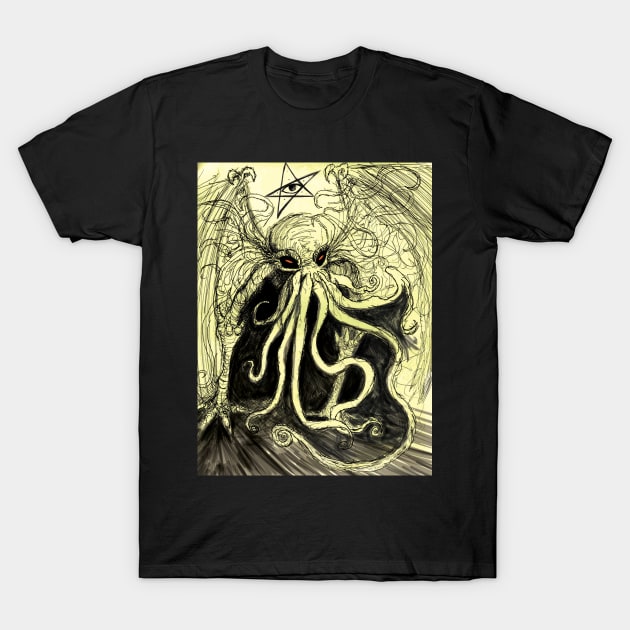 The Great Old Ones: CTHULHU T-Shirt by mcguima